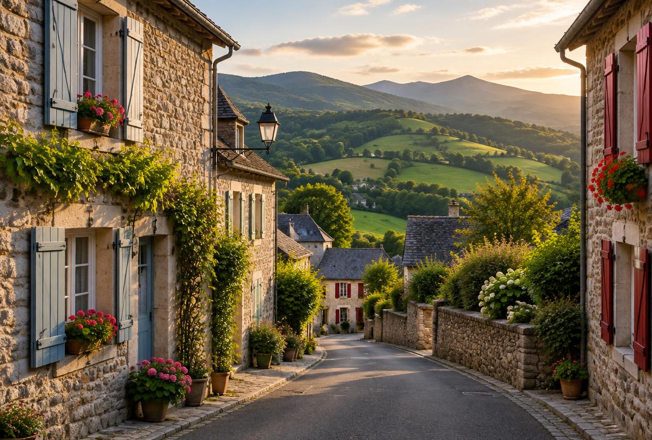 Maison béarnaise avec jardin, typique des interventions de désinsectisation